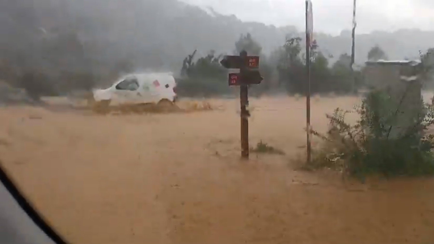 Bunyola ha sido el municipio más afectado por la lluvia este jueves.