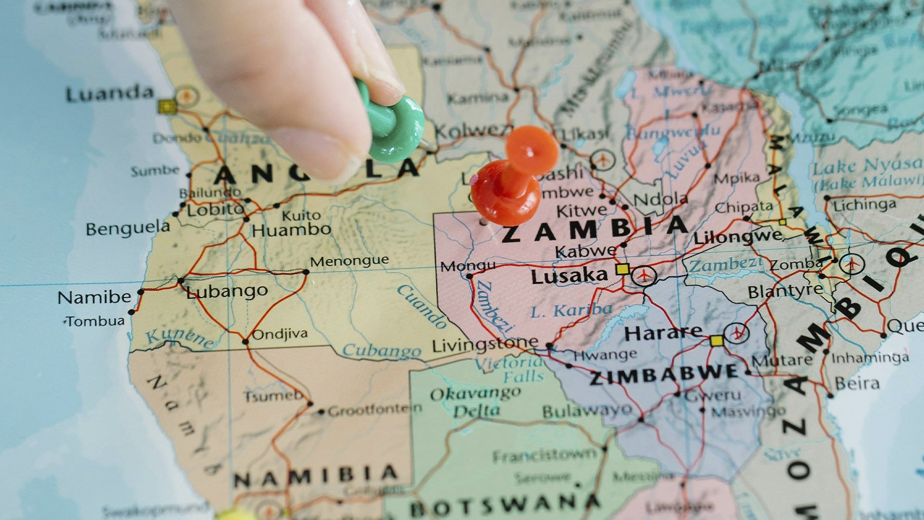 Mapa de África. Foto: Pexels.