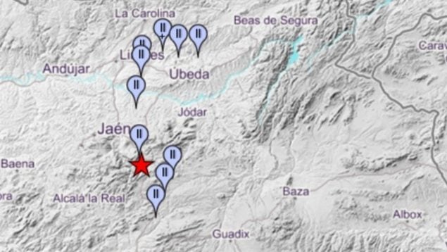 Un nuevo terremoto de magnitud 3,4 y epicentro en Cárcheles sacude varios municipios de Jaén y Granada