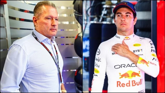 padre Verstappen, checo Pérez