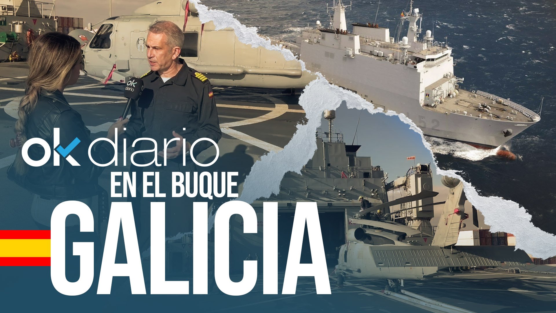 OKDIARIO visita el buque anfibio ‘Galicia’.