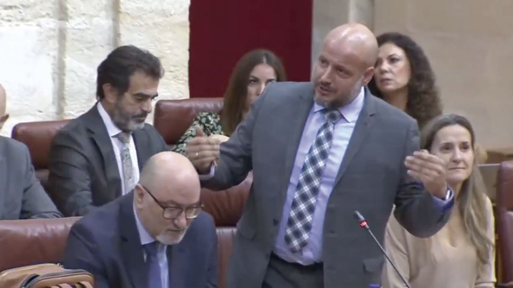 Rodrigo Alonso, diputado de Vox en el Parlamento de Andalucía.