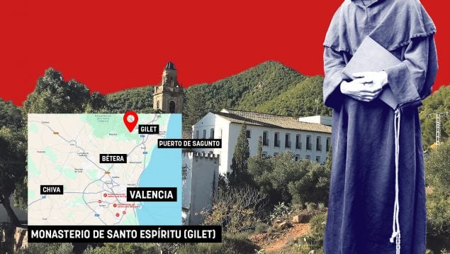 muere monjes Gilet, Monasterio valencia, Santo Espíritu, Gilet, ataque, religiosos