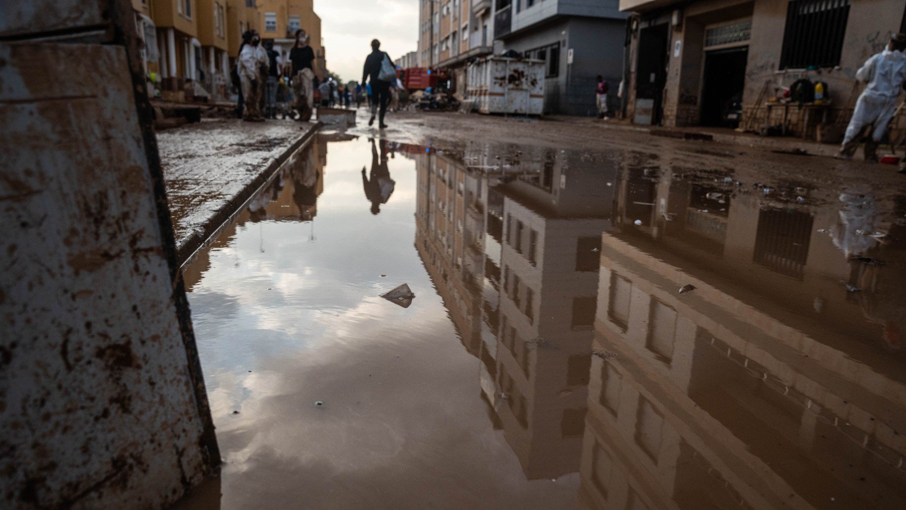 La localidad de Alfafar tras el paso de la DANA. (Foto: Europa Press)