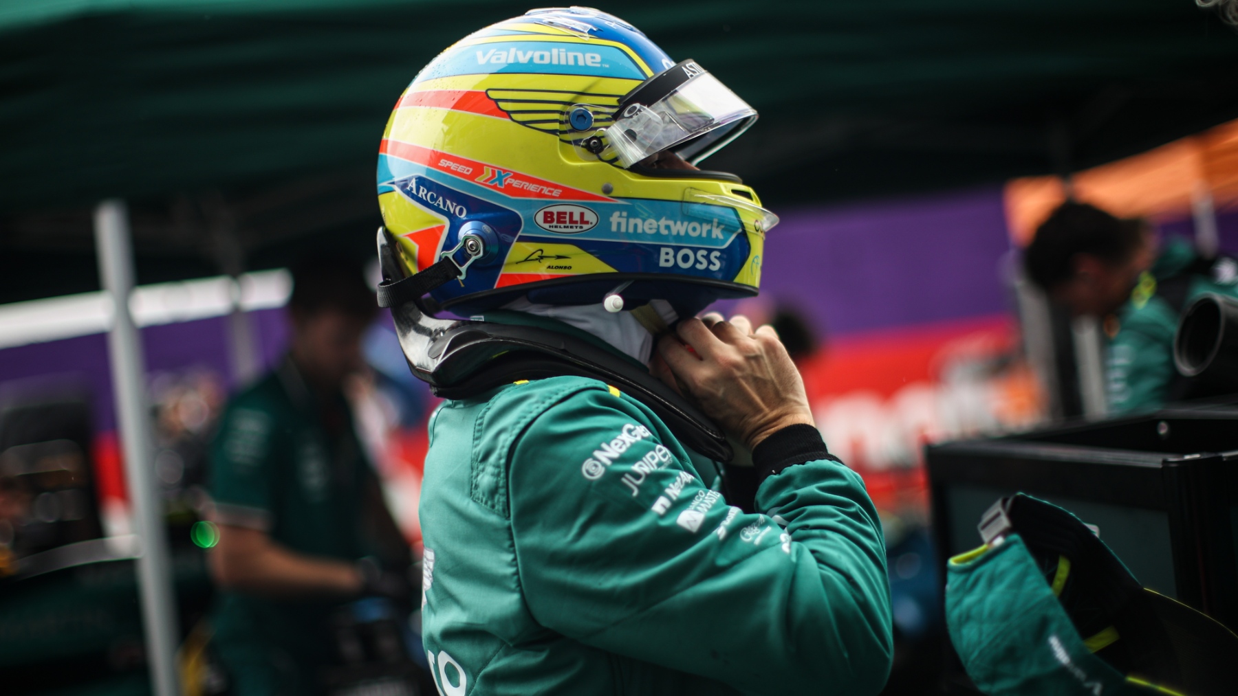 Fernando Alonso en el GP de Brasil. (EP)