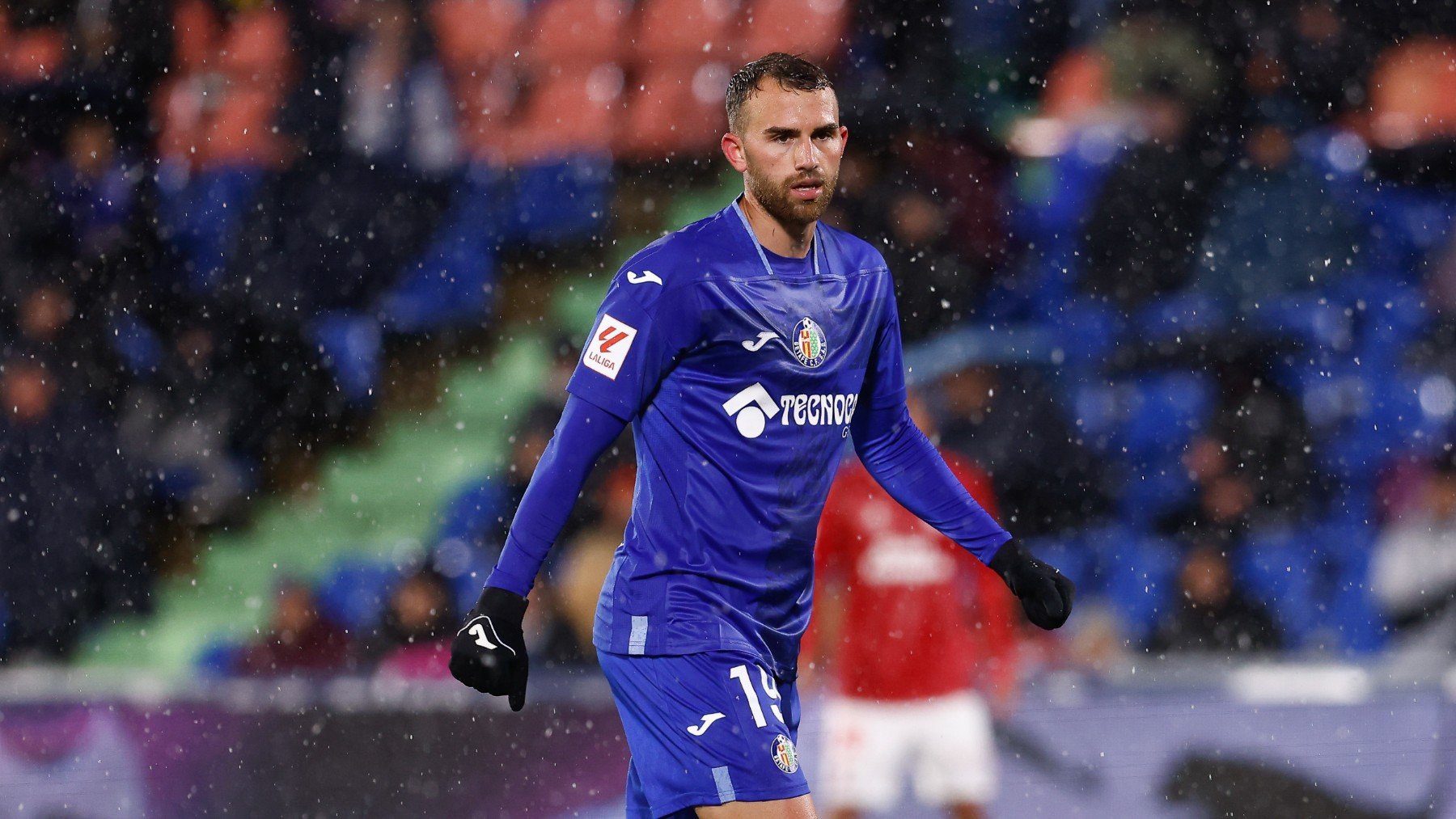 Borja Mayoral, durante un partido del Getafe. (EP)