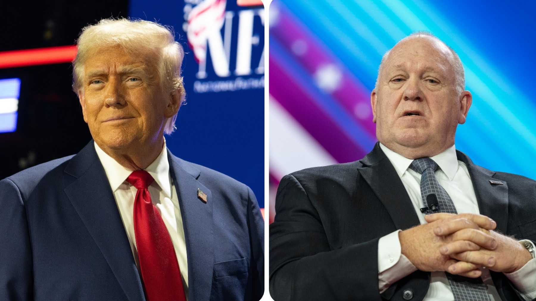 Donald Trump y el nuevo zar de la frontera Tom Homan.