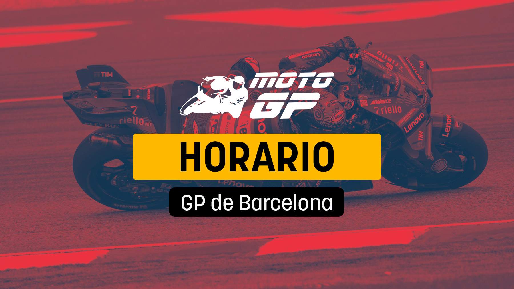Horario GP de Barcelona de MotoGP: dónde ver en directo la carrera gratis y por TV online.