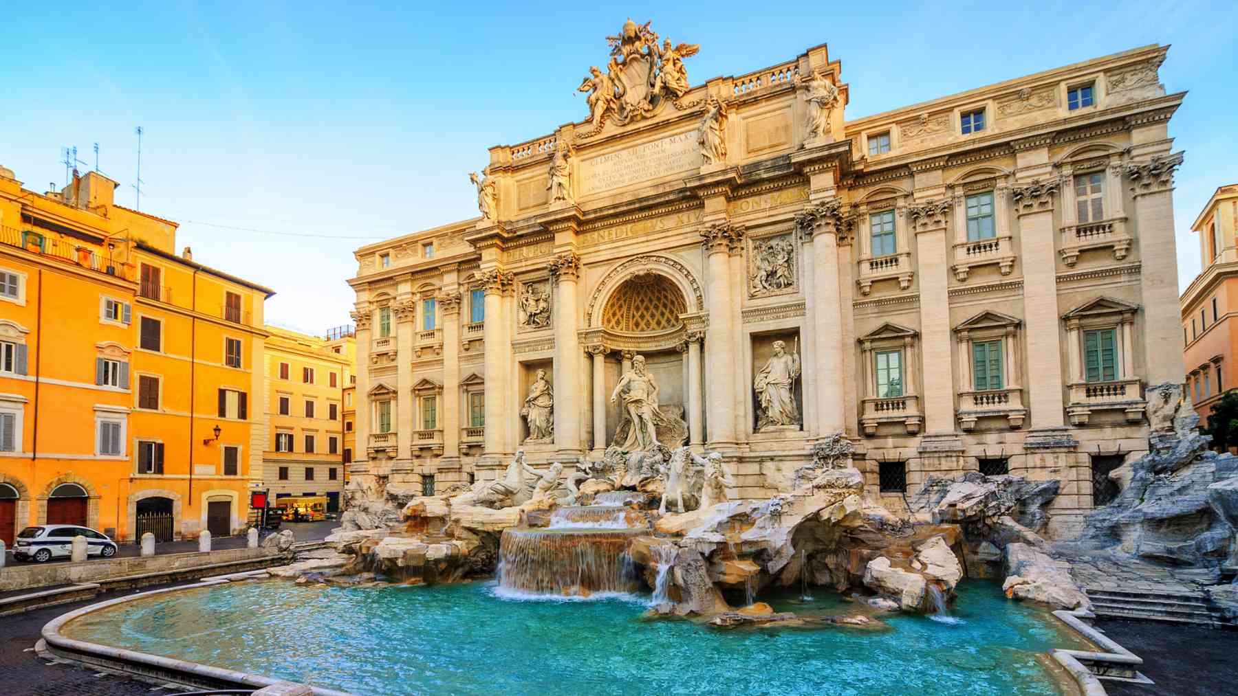 Fontana di Trevi.