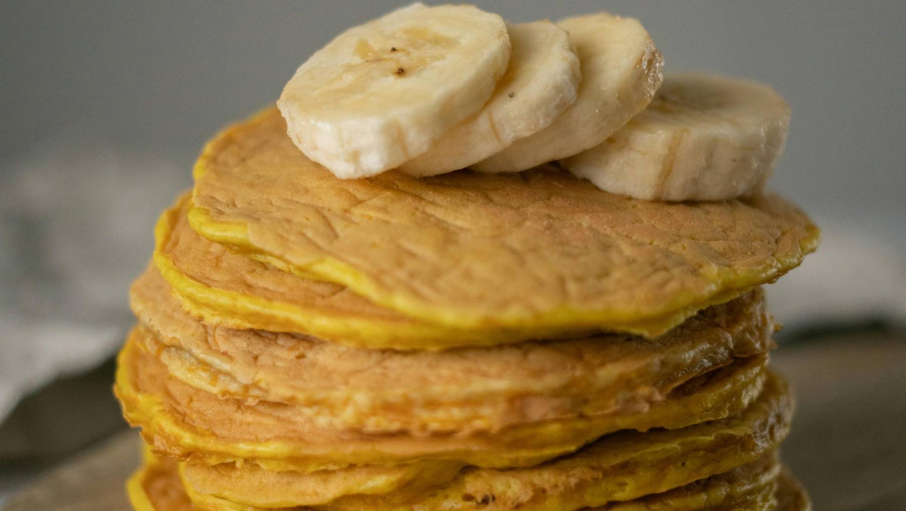 Pancakes de avena y plátano.