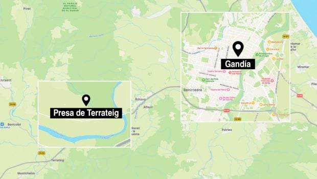 Ribera, presa