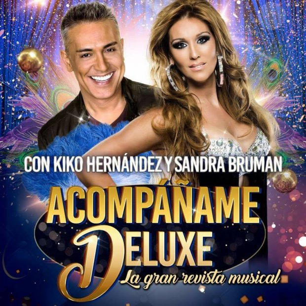 Sandra Bruman y Kiko Hernández trabajaron en su propio espectáculo en el año 2017 (Facebook).