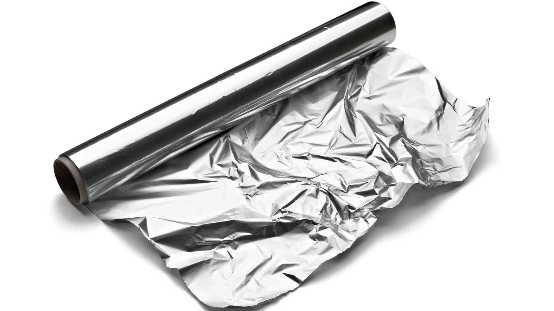 Papel de aluminio.