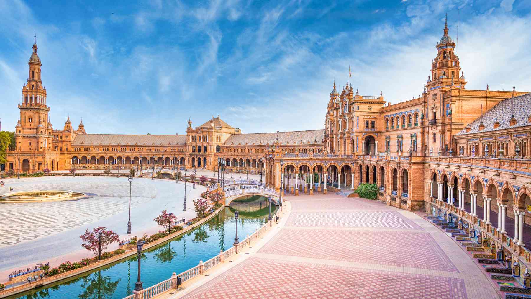 Plaza de España de Sevilla.