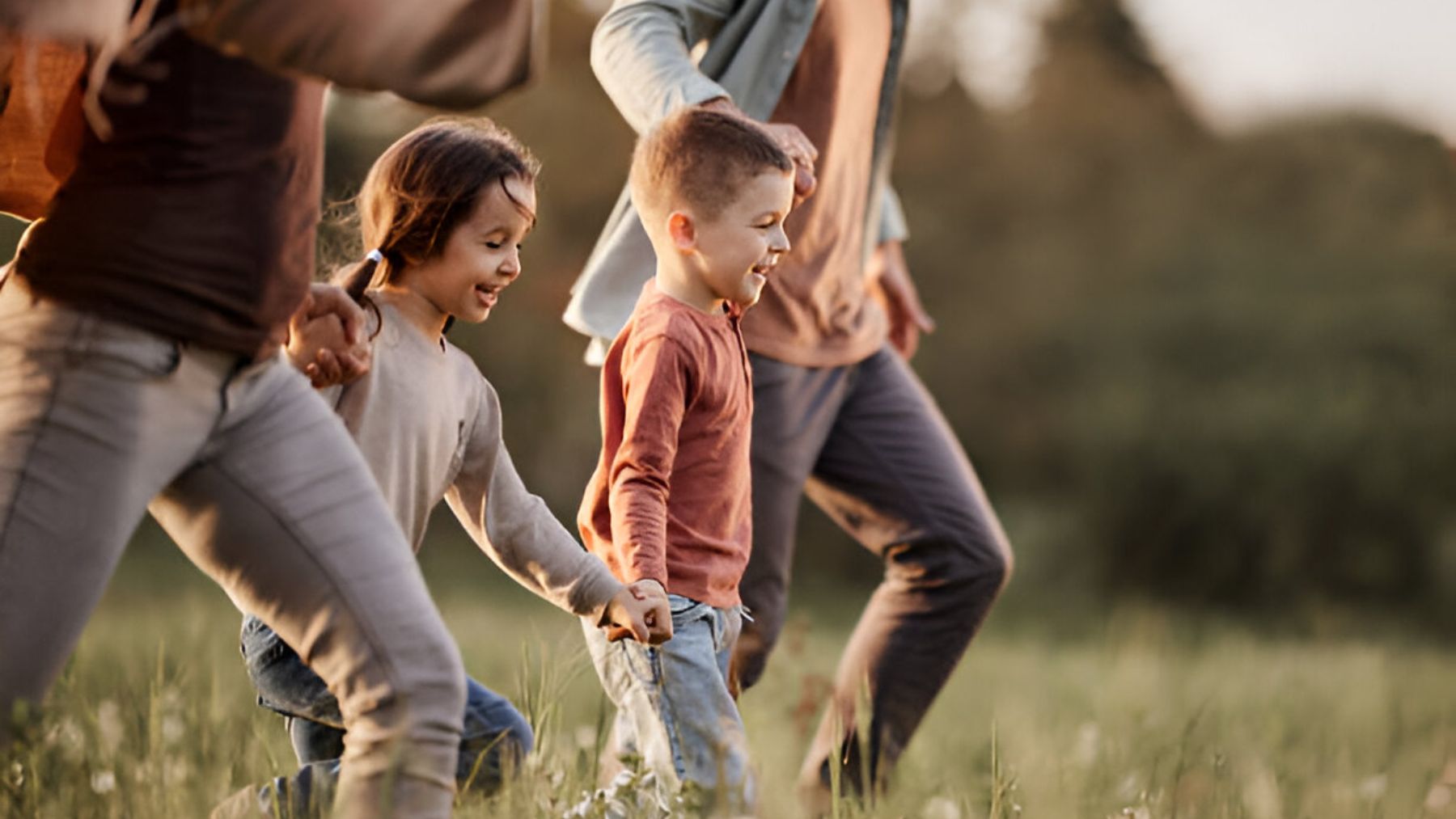 Familia con hijos.