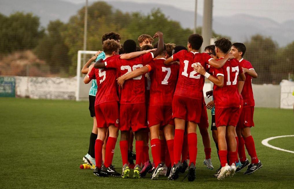 Imagen de un partido de cadetes. FFIB