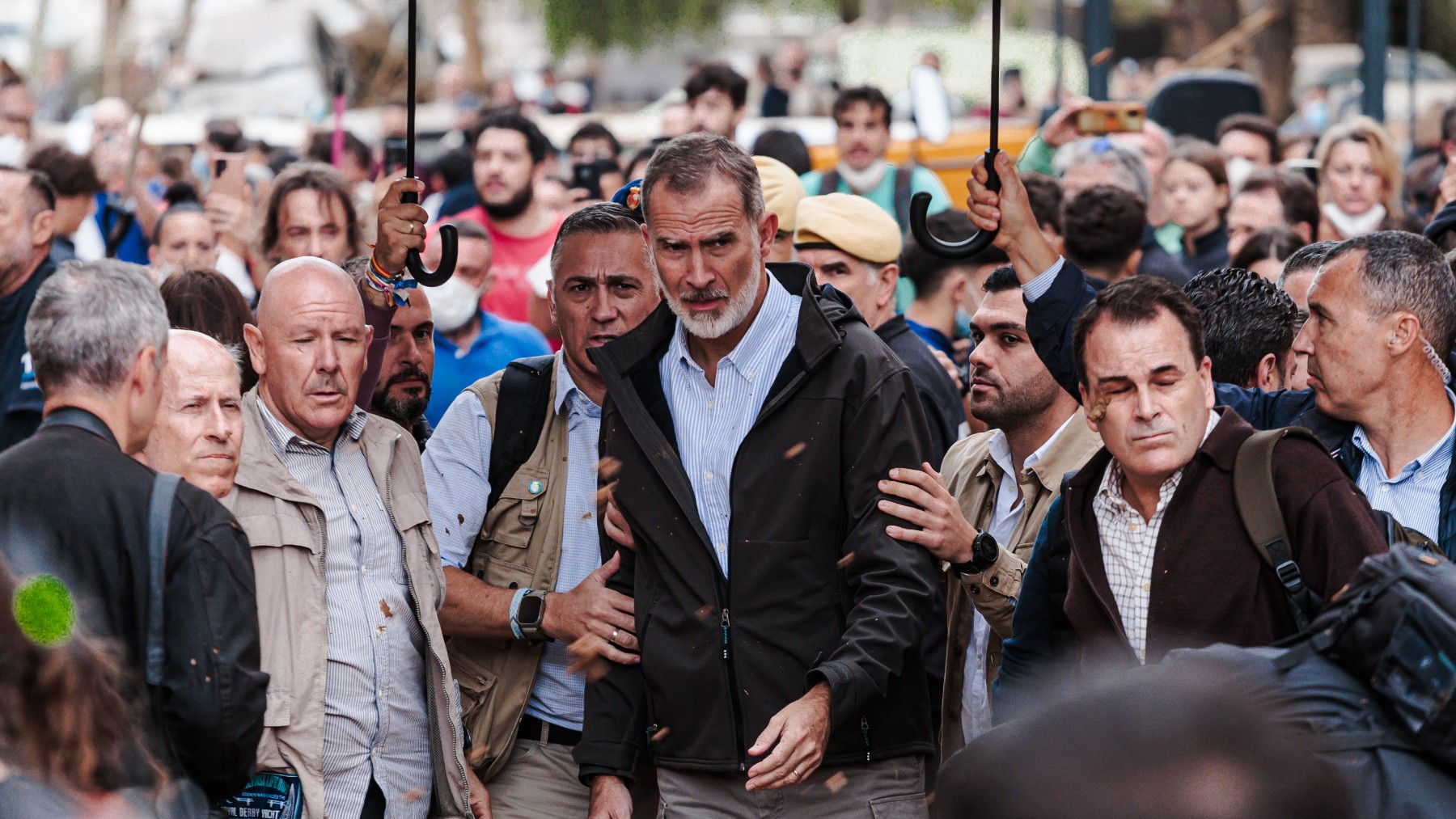 Visita de Felipe VI a las zonas afectadas por la DANA.