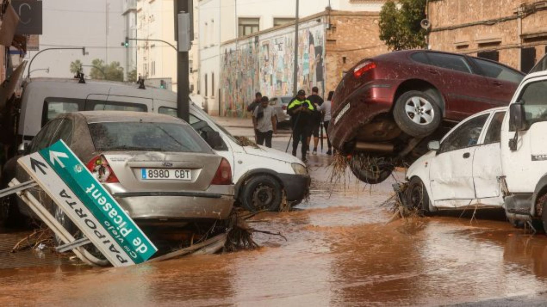 Destrozos provocados por la DANA en Valencia. (Foto: Europa Press).