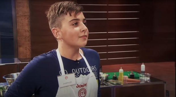 Juanjo Bona durante su paso por MasterChef Junior 4. (RTVE)