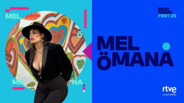 Mel Ömana en Benidorm Fest 2025. (RTVE)