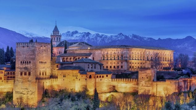 Alhambra, Granada, Fotografía, Atardecer, Paisaje