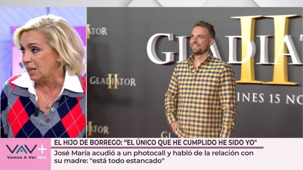 Carmen Borrego se pronuncia tras las últimas declaraciones de su hijo. (Mediaset)