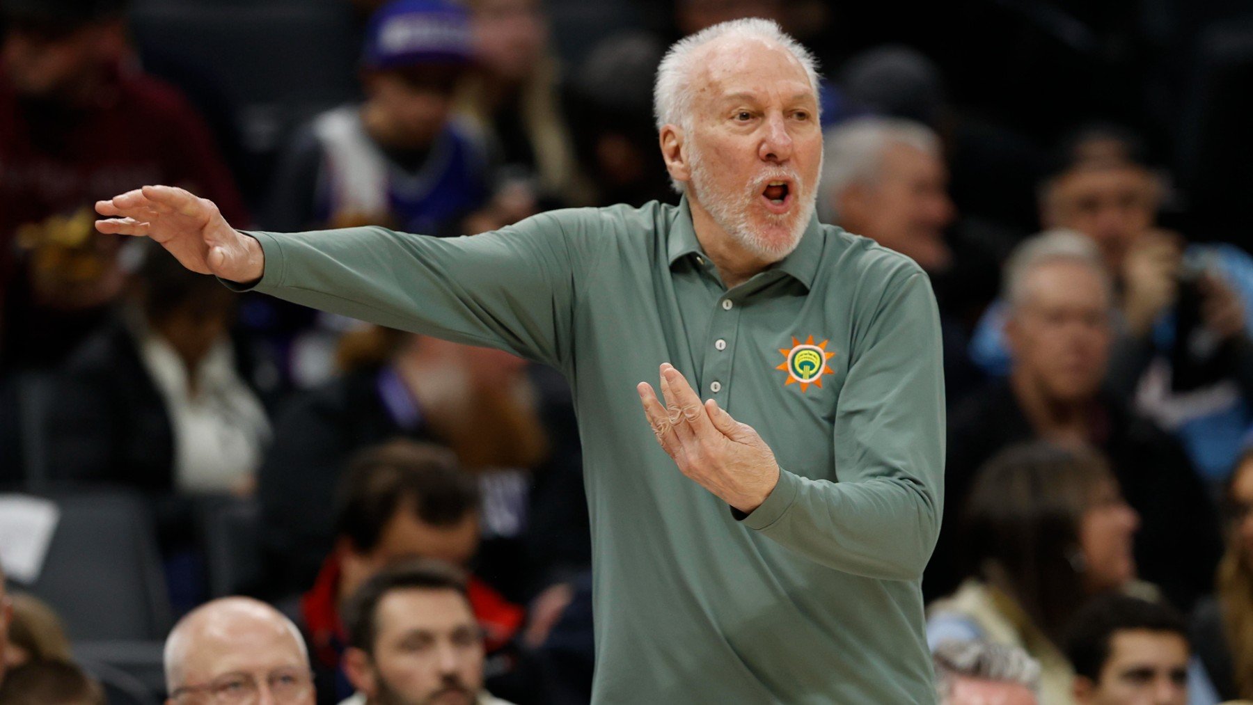 Gregg Popovich, en un partido. (EFE)