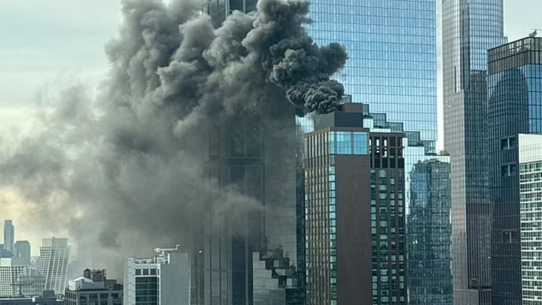 Incendio en un rascacielos de Manhattan