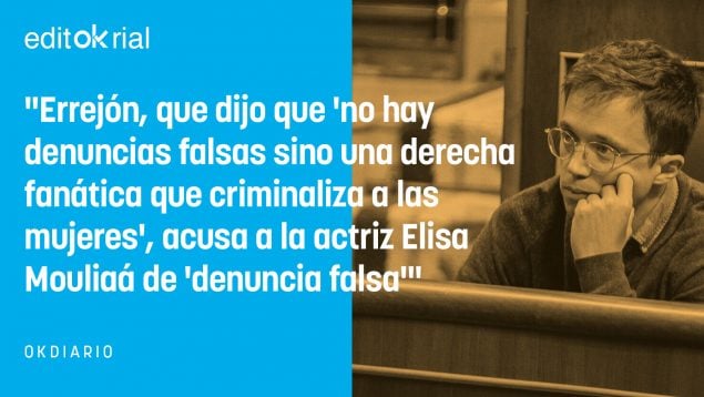 Si la hipocresía fuera delito Errejón tendría la pena más alta