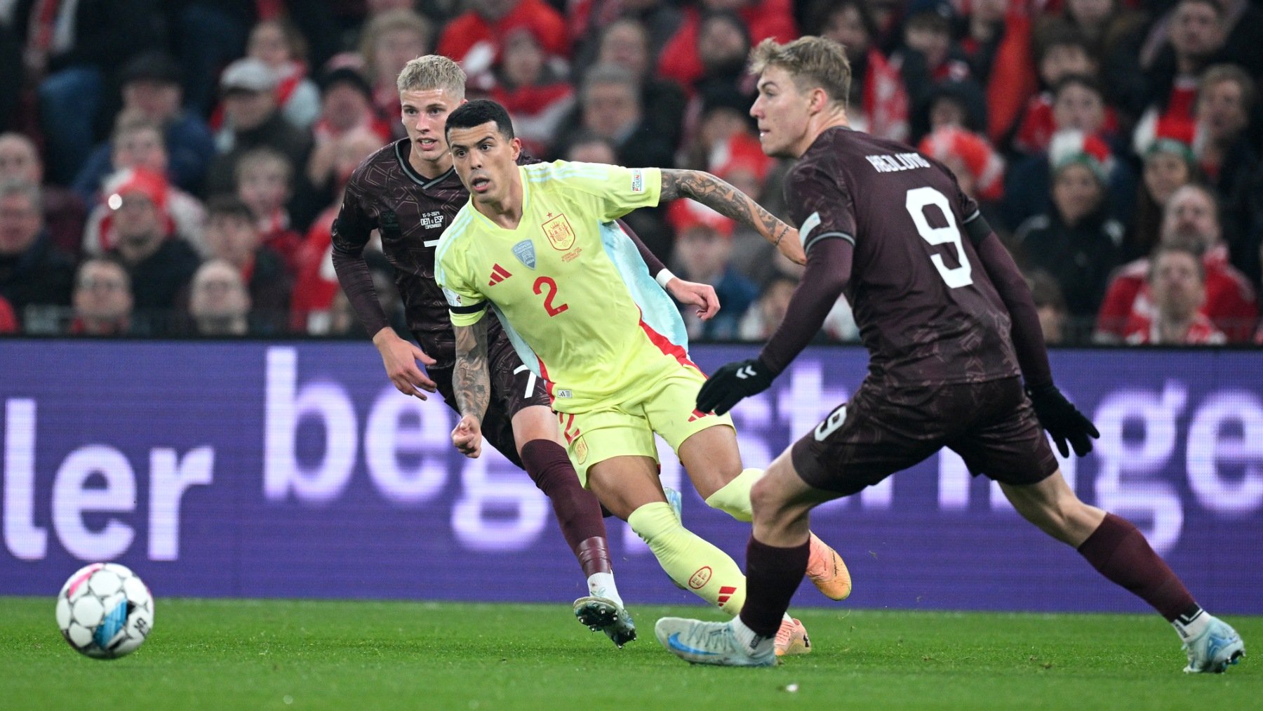 Sigue en directo el Dinamarca-España de la Liga de Naciones. (Getty)