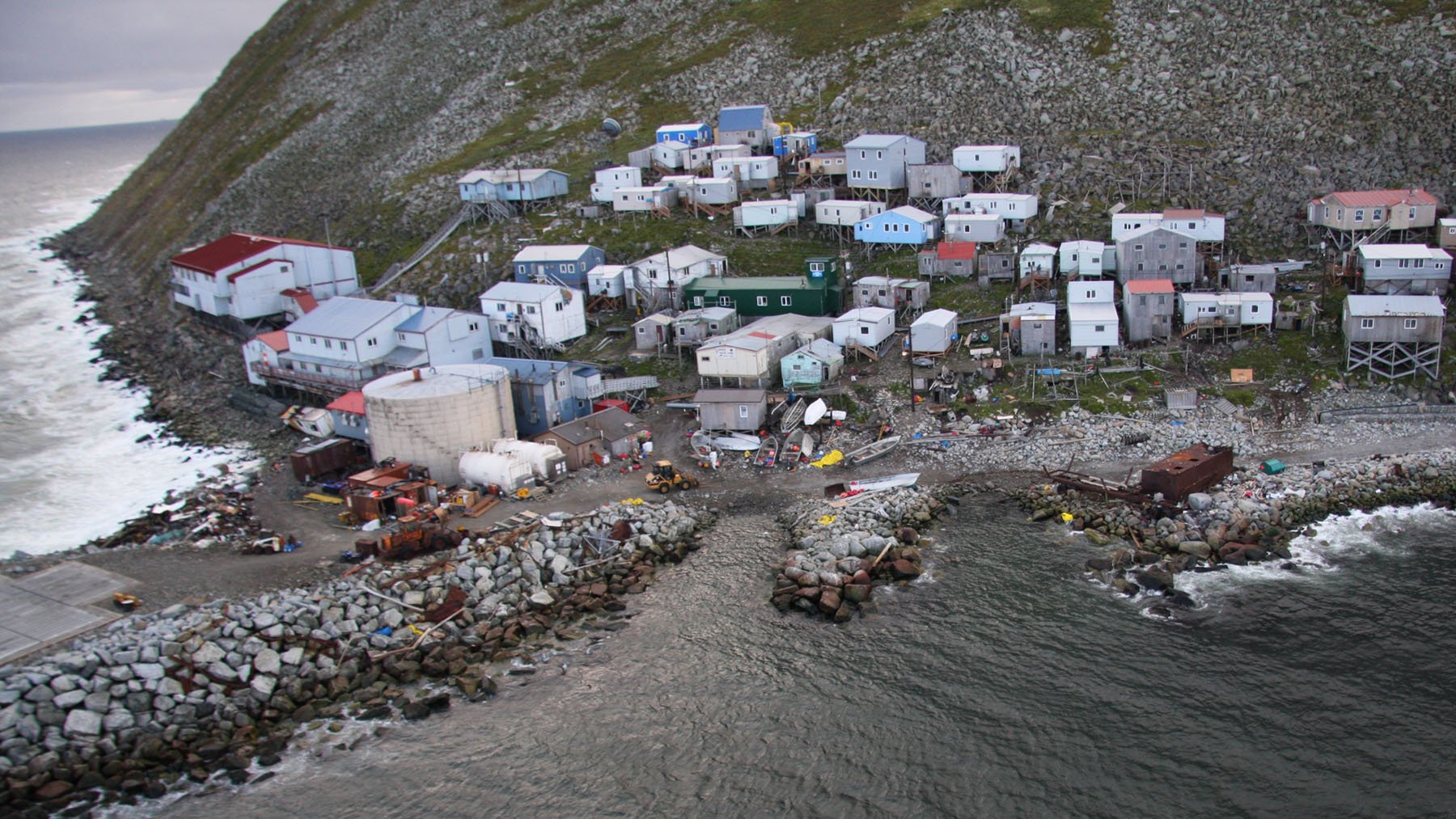 Isla Diómedes Menor. Foto: Unites States Coast Guard en Wikimedia Commons.