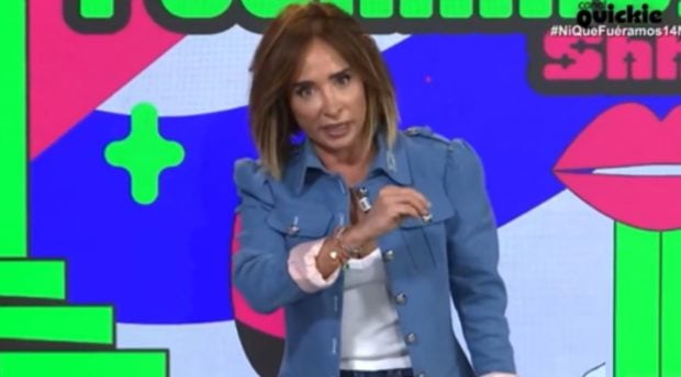 María Patiño, presentadora de Ni que fuéramos shhh (Ten TV).