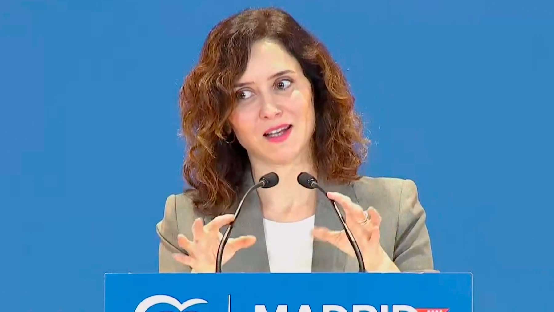 Isabel Díaz Ayuso, presidenta de la Comunidad de Madrid.