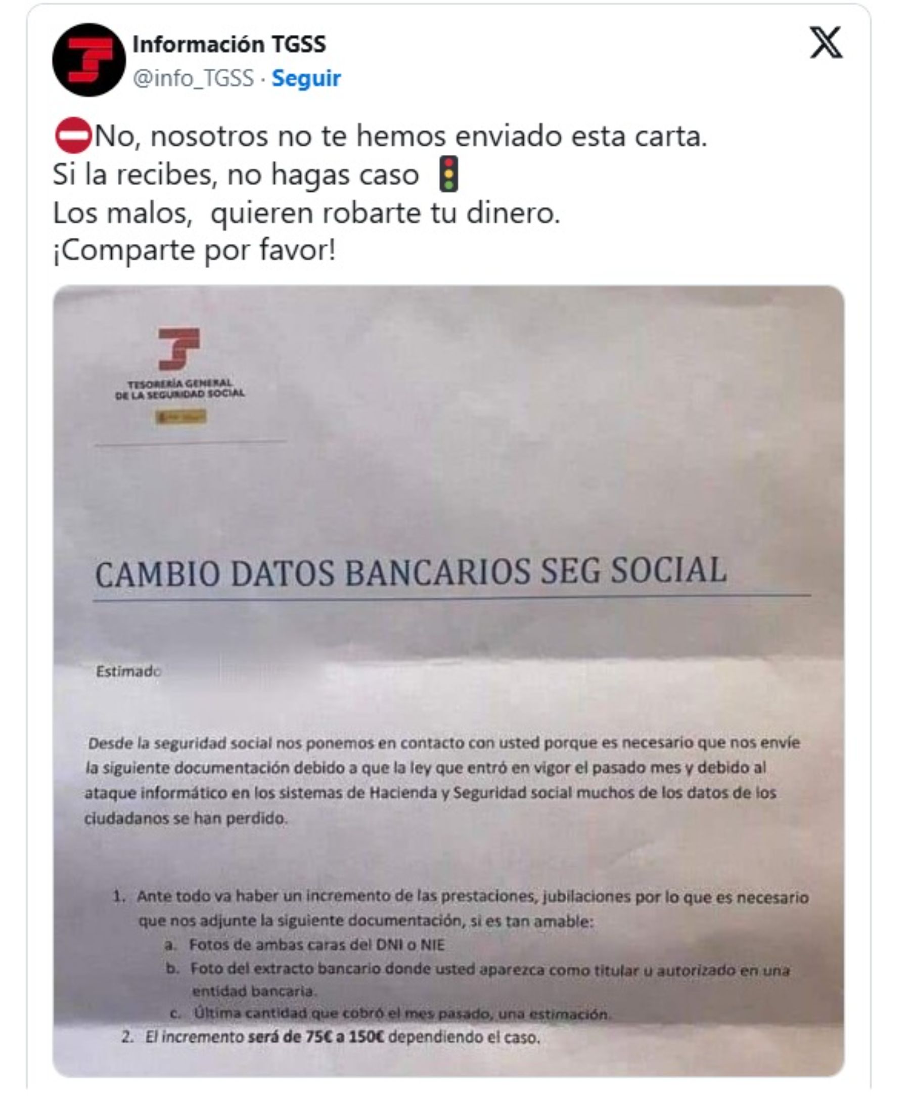 alerta Seguridad Social