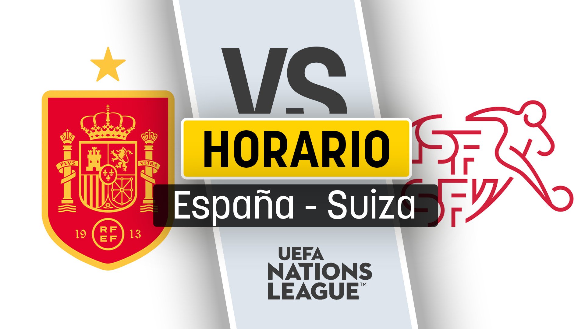 España – Suiza: horario y dónde ver por TV el partido de la selección española en la Nations League.