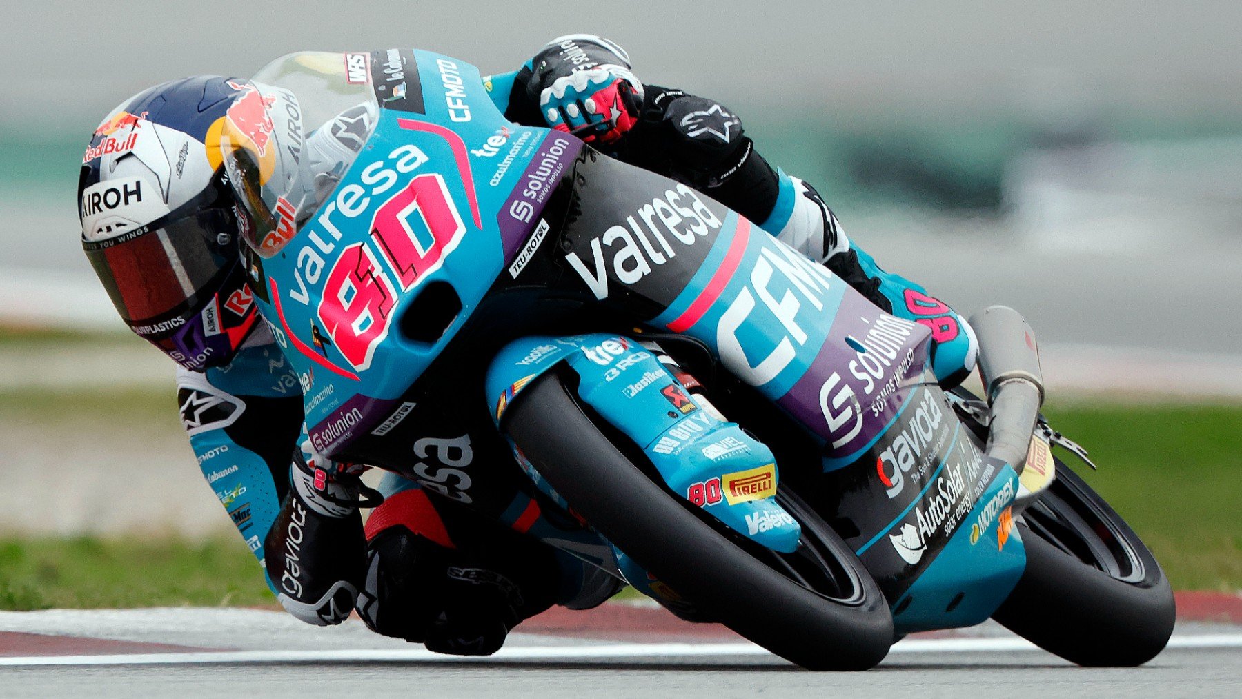 David Alonso, durante el GP de Barcelona de MotoGP. (EFE)