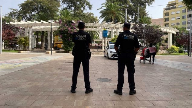 Plaza de las Columnas Palma pelea detenidos