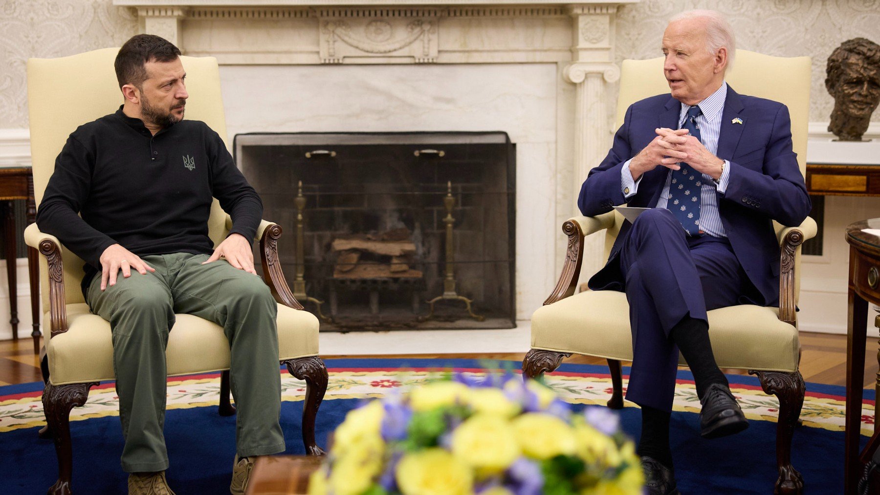 Volodimir Zelenski y Joe Biden en la Casa Blanca (Foto: Europa Press).