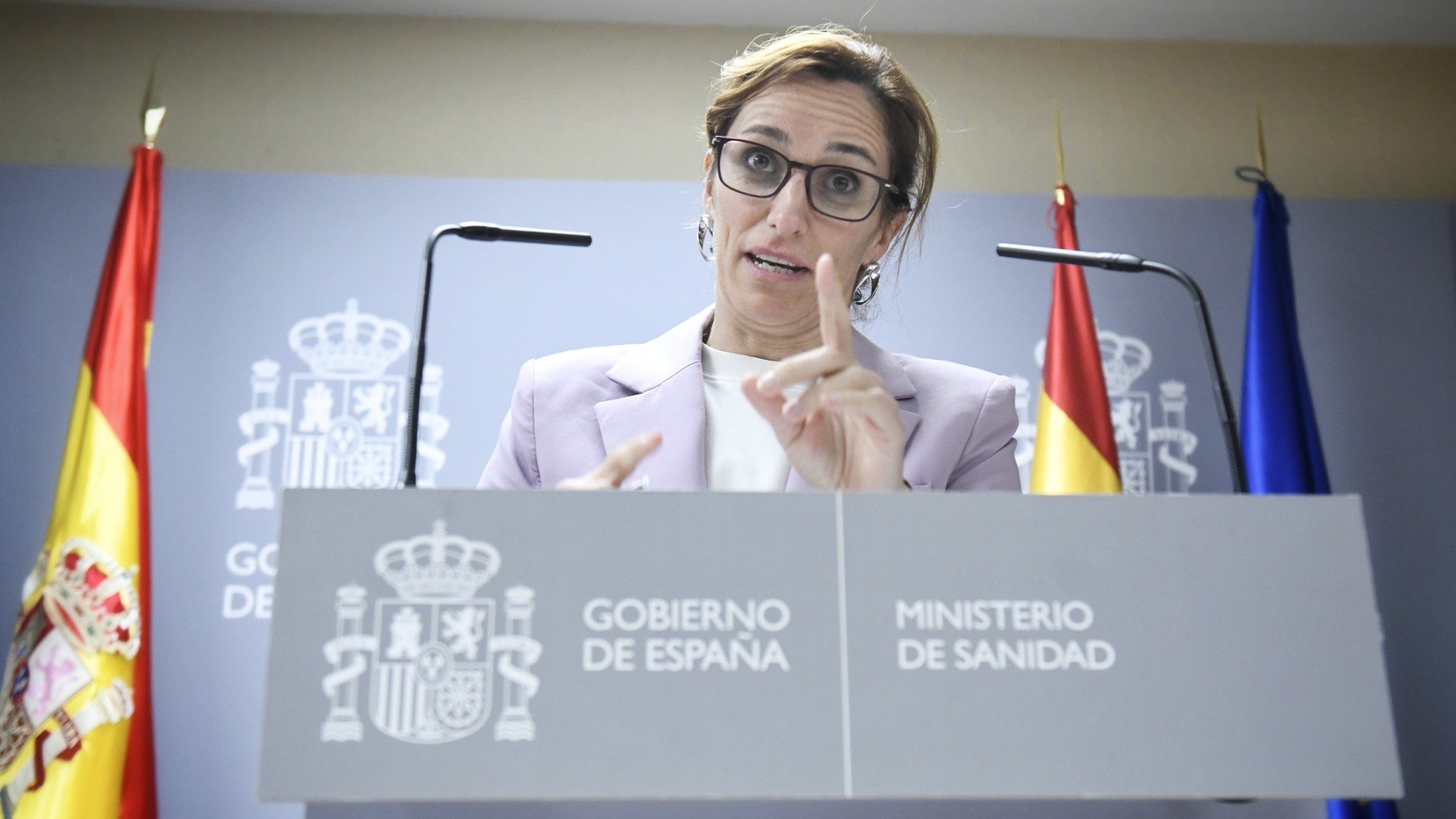 La ministra de Sanidad, Mónica García.