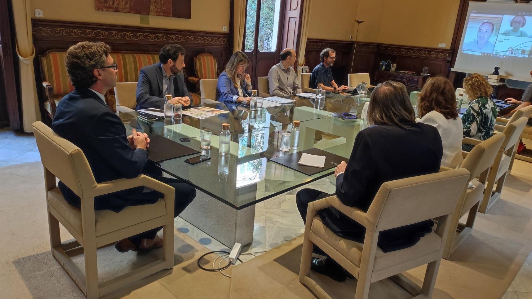 Una reunión del equipo de la conselleria de Economía de Baleares con Standard and Poor’s.