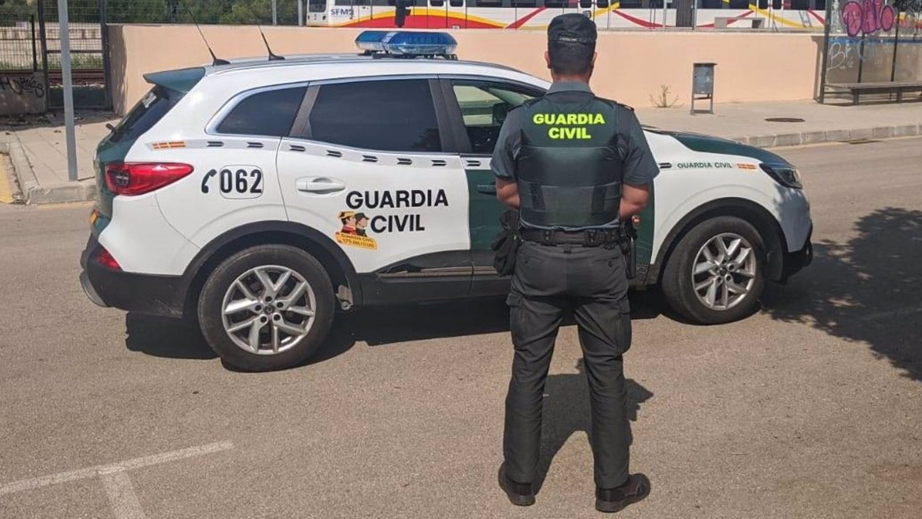 Un coche de la Guardia Civil.