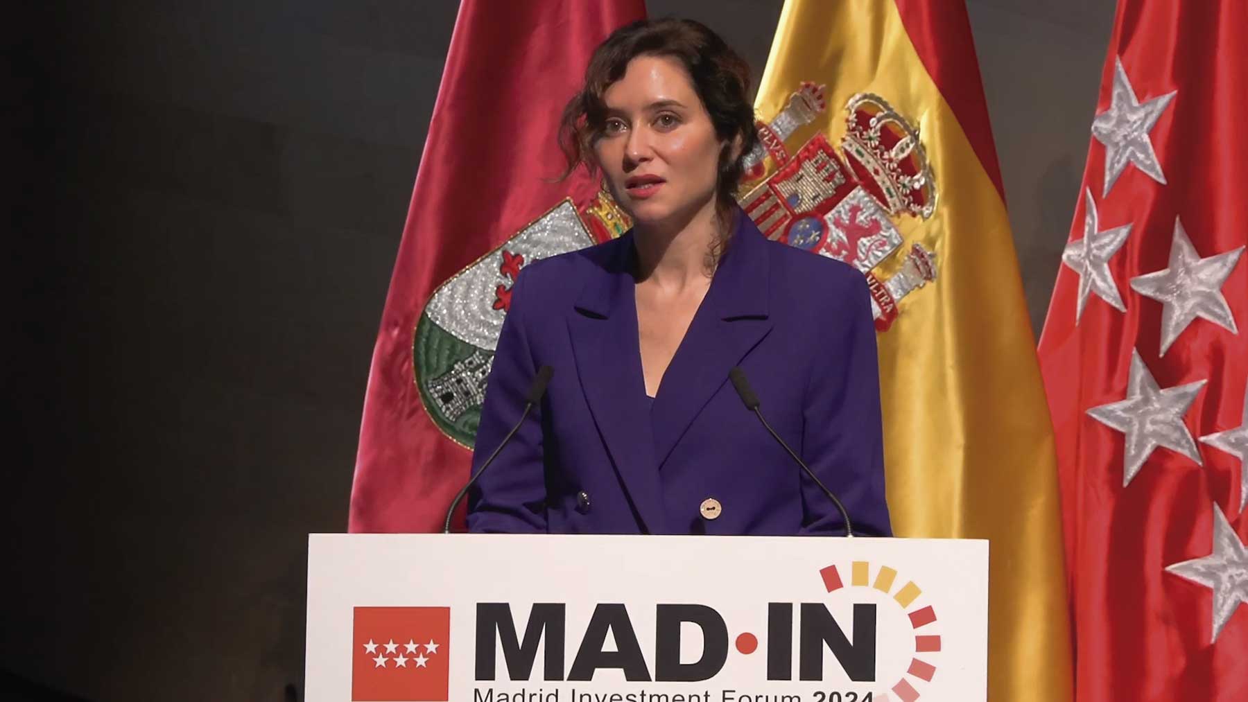 Isabel Díaz Ayuso, presidenta de la Comunidad de Madrid.