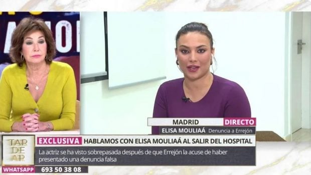 Ana Rosa Quintana habla en 'TardeAR' con Elisa Mouliaá sobre Íñigo Errejón.