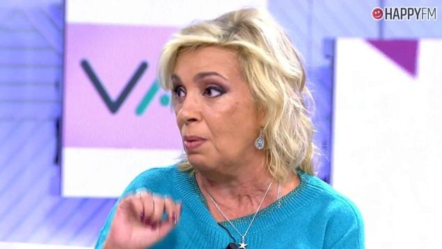 Carmen Borrego en el plató de Vamos a ver (Mediaset).