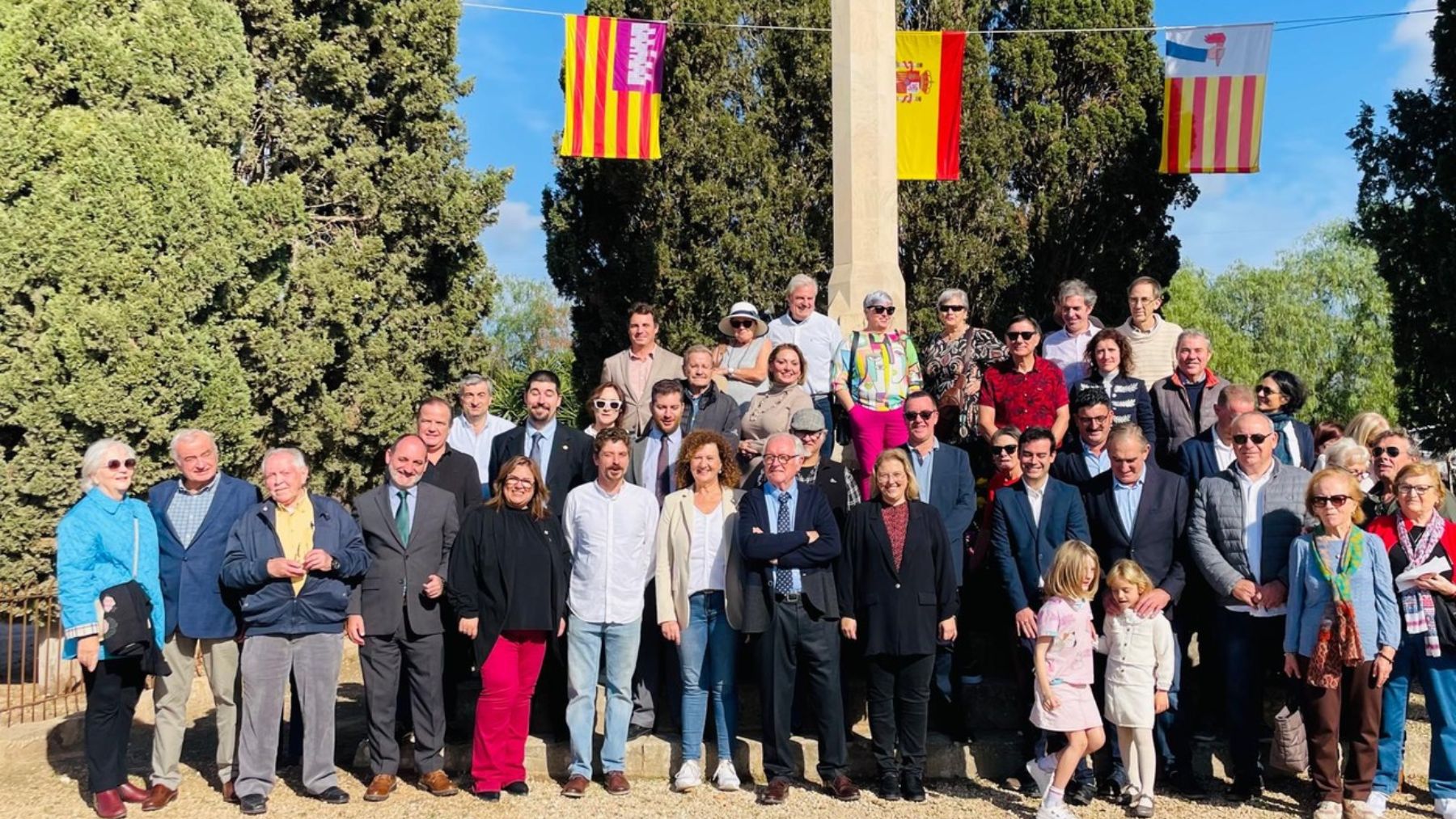 Homenaje a Jaume III en Llucmajor.