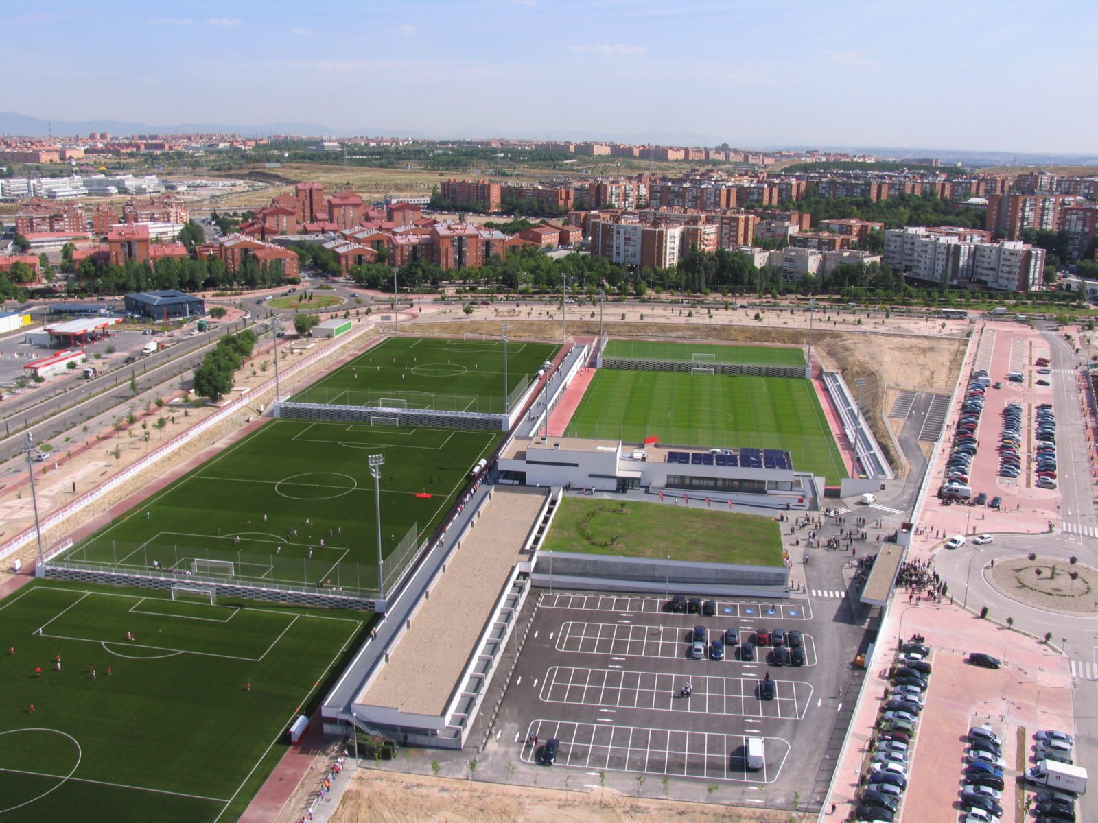 La Ciudad Deportiva del Rayo Vallecano.