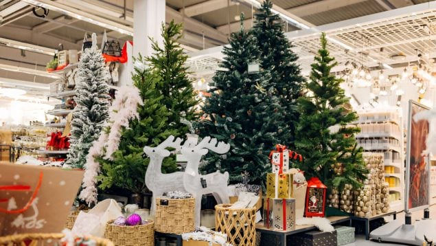 tienda de Navidad