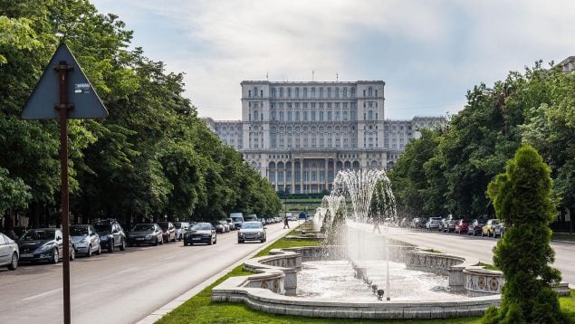 Edificio, monumental, turismo, Bucarest, Bulgaria, Colosal, Palacio