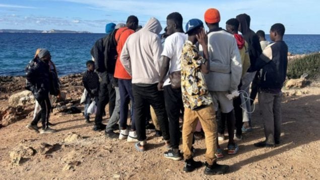 Inmigrantes recién llegados a Mallorca.