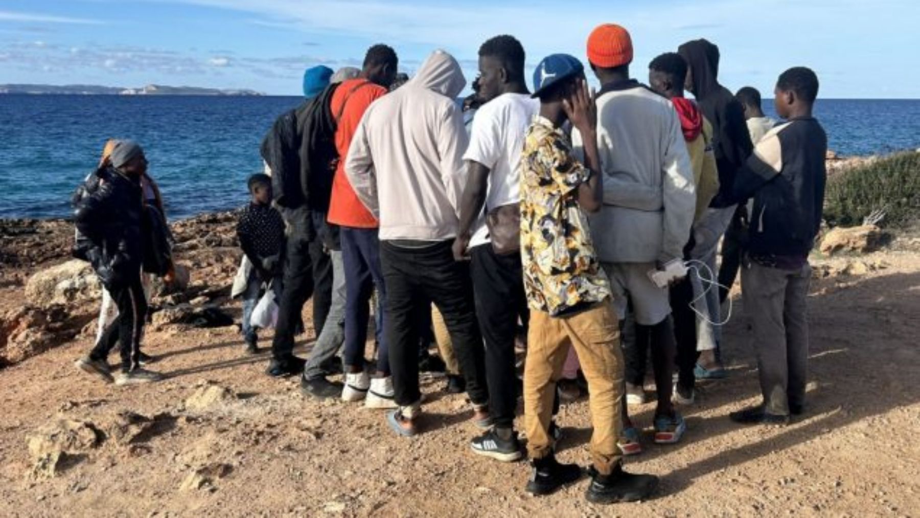 Inmigrantes recién llegados a Mallorca.